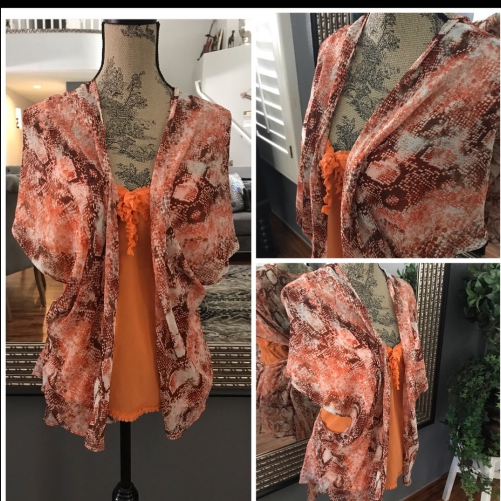 Rust Kimono - Picture 2 of 2